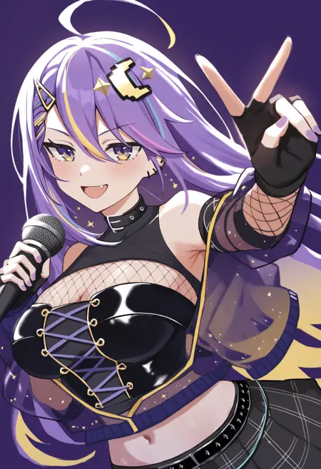 Moona Hoshinova (Punk Rock) | Animagine XL 4.0