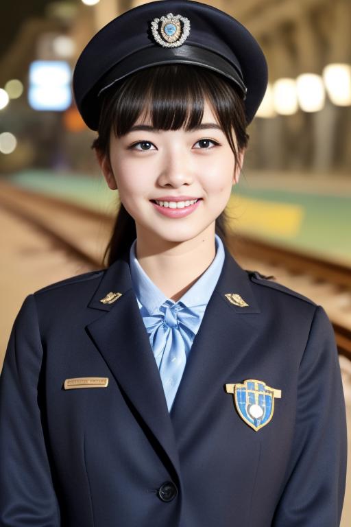 Japan Train Conductor Uniform image by meantweetanthony