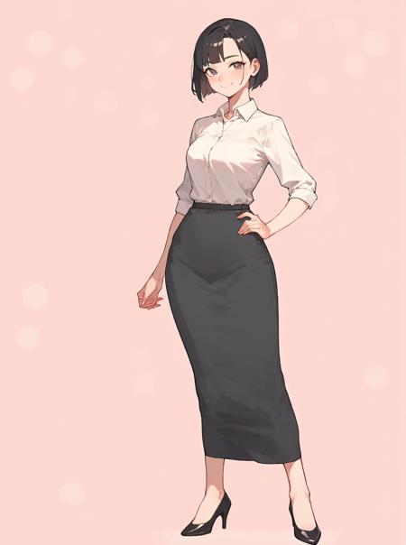 【COSTUME】Long Pencil Skirt (Request) v1.0