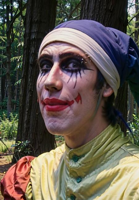 JACKPOTSeva man dressed as a jester