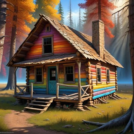 Log Cabin XL (Buildings: SDXL) v1.0e10