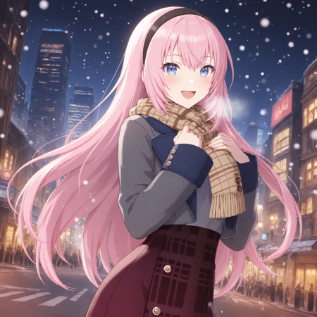 Cat in pocket (Megurine Luka) / Project SEKAI IllustriousXL