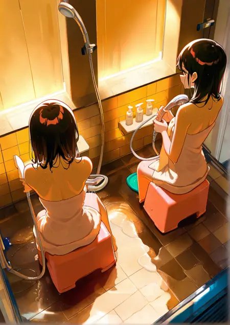 Onsen Showerbooth (温泉・銭湯のシャワーブース)