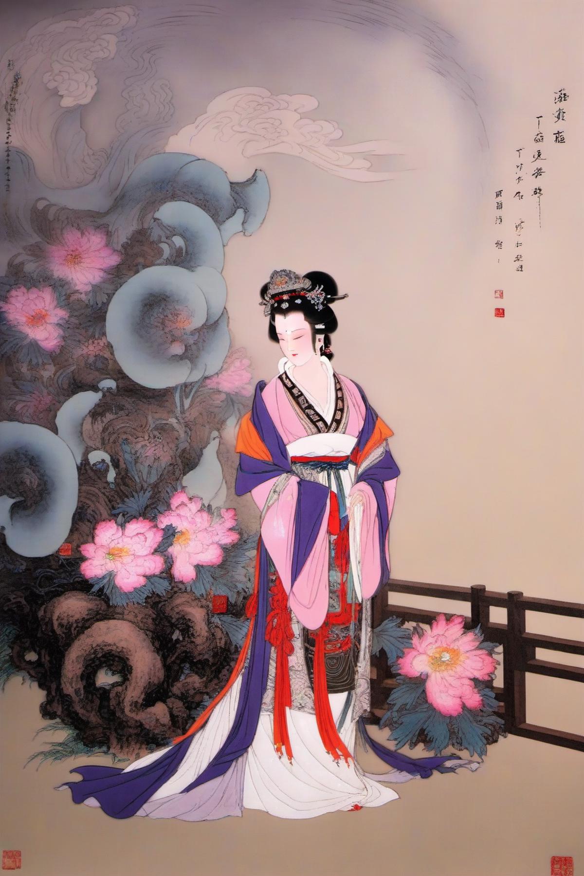 Chinese painting_shinvhua_国画_仕女_V1.0XL image by yurendiyi