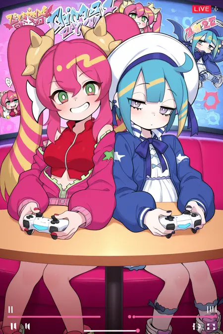 Live☆Twin Ki-sikil & Lil-la ライブツイン キスキル＆リィラ / Yu-Gi-Oh! 遊戯王 [Illustrious/SDXL]