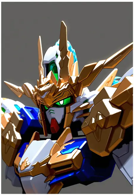 趙雲ダブルオーガンダム(zhaoyun 00 gundam)(Illustrious)SDガンダムワールド ヒーローズ