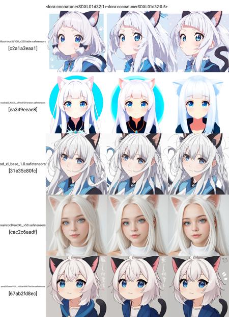 (LoRA) cocoa tuner SDXL (Illustrious / v-pred) refiner v1.0 (rank32)