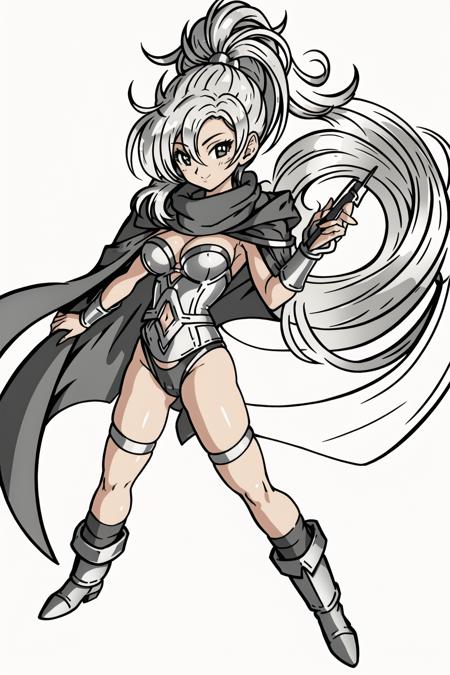 12425-258026341-leotard, silvermoon,silver dragon,silver hair girl,full body，silver,swirly cloud,pixiv masterpiece,best quality illustration,dou.png