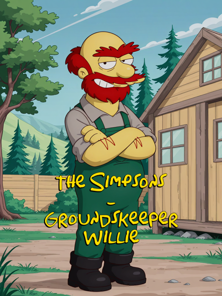 Groundskeeper Willie - The Simpsons - Character V1
