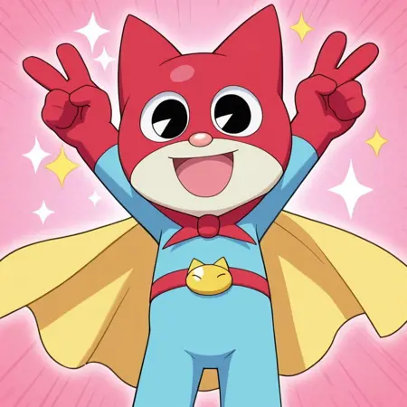 Masked Niyander - [Mighty Cat Masked Niyander] ~ (Illustrious)