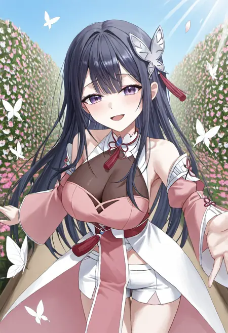 Ran Tsukiha (月蝶蘭) | production kawaii | Illustrious