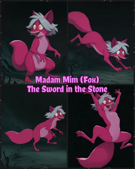 Madam Mim (Fox) | The Sword in the Stone | IllustriousXL & PonyXL