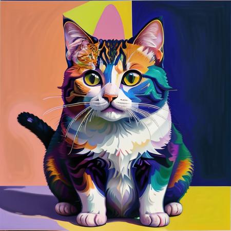 fauvism cat