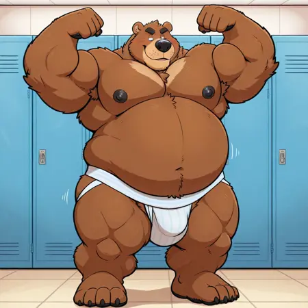 Musclegut Furry Style