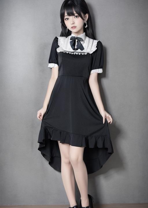 Mine Girl clothes black dress image by ricecc