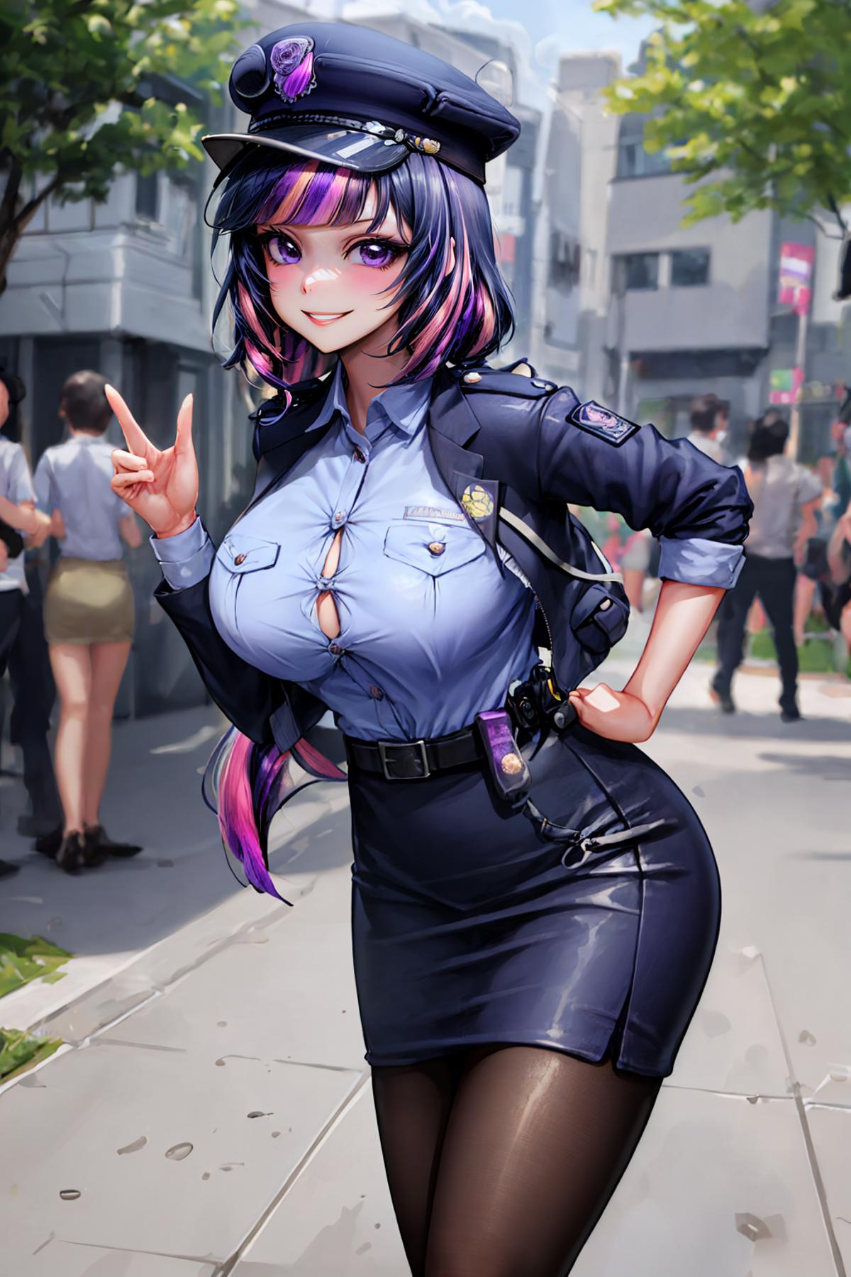 Change-A-Character: Good Cop, Your Waifu Upholds The Law! image by neilarmstron12