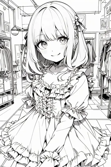 sd2ly_line // animelineart LyCORIS