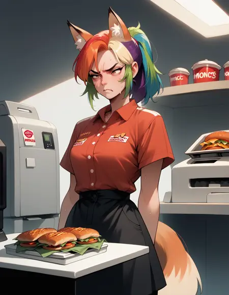 Character & Meme Concept Embeddings PDXL - McDsWorkerScenPDXL