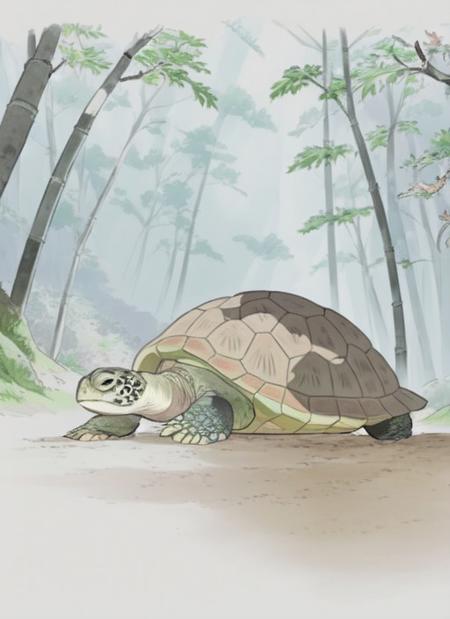 turtle,  kaguya <lora:kaguya-000002:1>