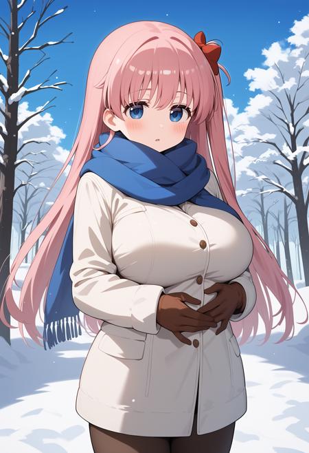 aanodoka, long hair, pink hair, twintails, hair bow, blue eyes, large breasts, serafuku, blue sailor collar, white shirt, long sleeves, red neckerchief, pleated skirt, blue skirt, white thighhighs aanodoka, long hair, pink hair, one side up, hair bow, blue eyes, large breasts, serafuku, blue sailor collar, white shirt, short sleeves, red neckerchief, pleated skirt, blue skirt, white thighhighs aanodoka, long hair, pink hair, twintails, halo, hairband, blue eyes, large breasts, wings, cleavage, frills, white dress, red ribbon, white thighhighs aanodoka, long hair, pink hair, twintails, hair bow, blue eyes, large breasts, collarbone, nightgown, white dress, sleeveless, underboob cutout