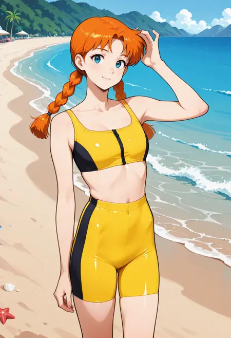 NS80s, 80's style neoprene swimsuit