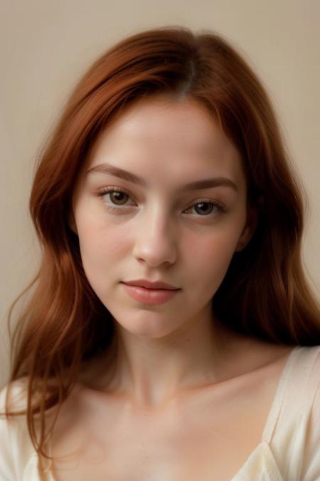 1girl, redhead, face, Simonetta