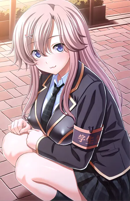 [IL] VN | Tachibana Kanako | Gakuen de Jikan yo Tomare