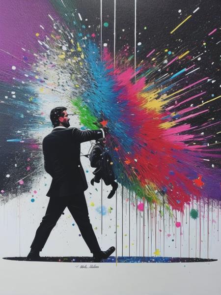 <lyco:MartinWhatson:1.0> La Libert guidant le peuple, by Martin Whatson