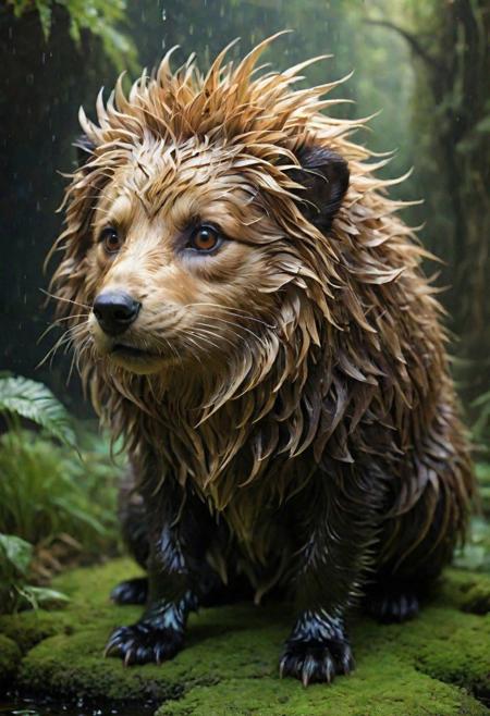 famous artwork by (magali villeneuve:1.2), detailed expressive eyes, fantasy style, the eccentric uncommon mobglow with grimegobbering vrangboodle and a vassled zibberzang that shields it from rain, it is covered in fluffy tocker and stalks carefully through the juxtafondling ponds of planet shmodderball v, where oversized lormshmog and pongfruddled jubshmurgler line the water's edge , poster art, bold lines, expressive drawing,  award winning, (intricate details, masterpiece, best quality:1.4),Gelatine
looking at viewer, dynamic pose
<lora:add-detail-xl:1> <lora:xl_more_art-full_v1:0.5>  <lora:NicolaSamori:0.5> in the style of nicola samori <lora:looking_at_viewer:2>