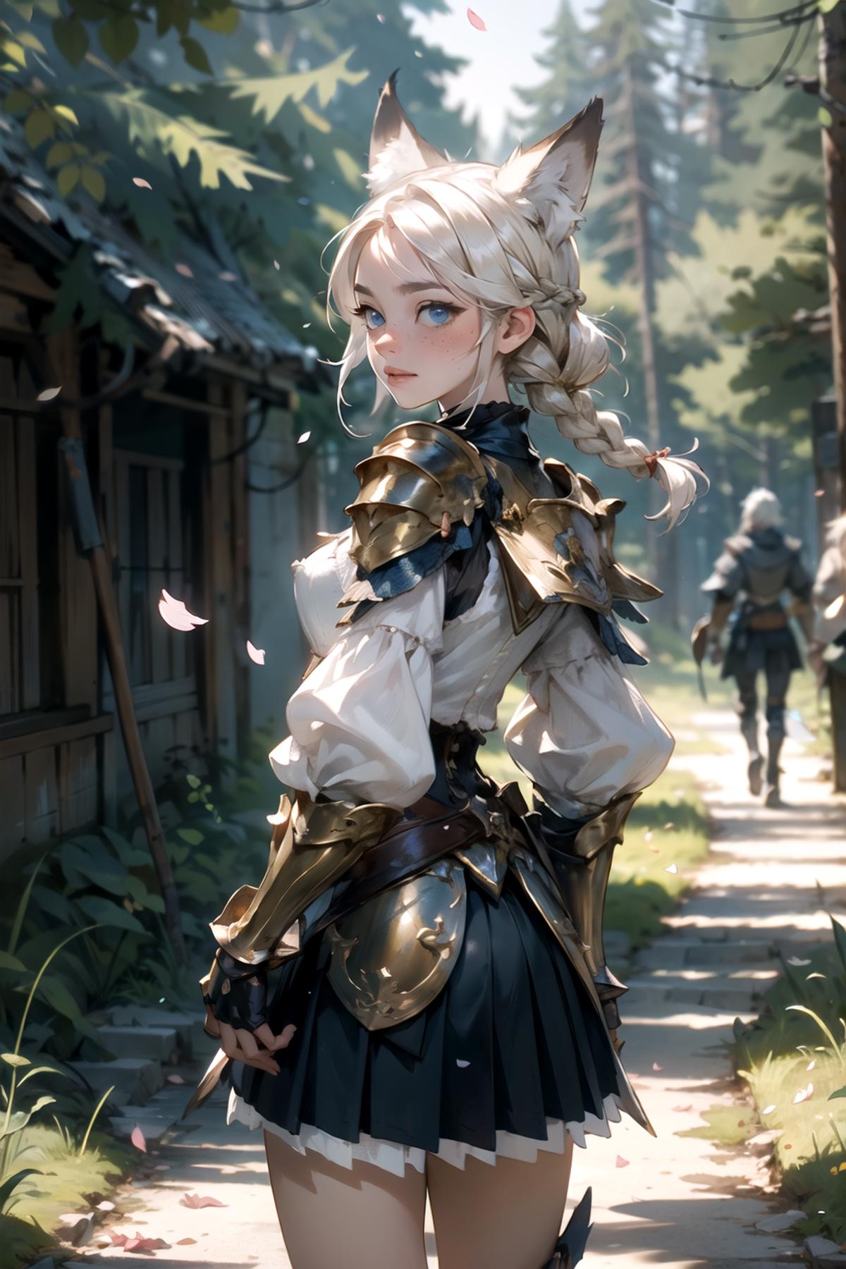 FF14 character concept art style image by Kadesh