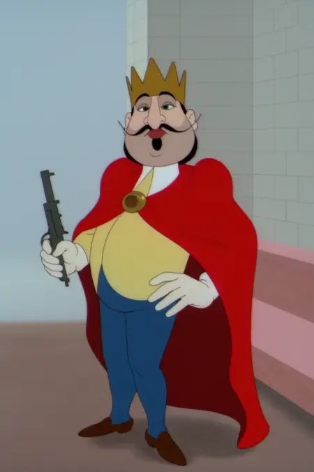 The King and the Mockingbird (1980) - old french animated movie style