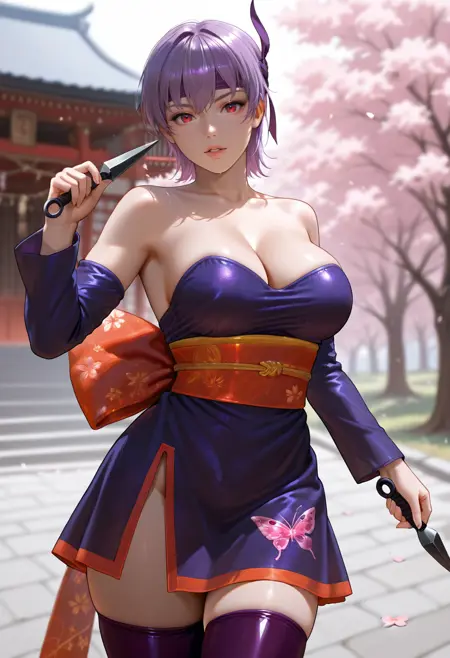 Ayane - Dead or Alive/Ninja Gaiden l IllustriousXL (5 Outfits)
