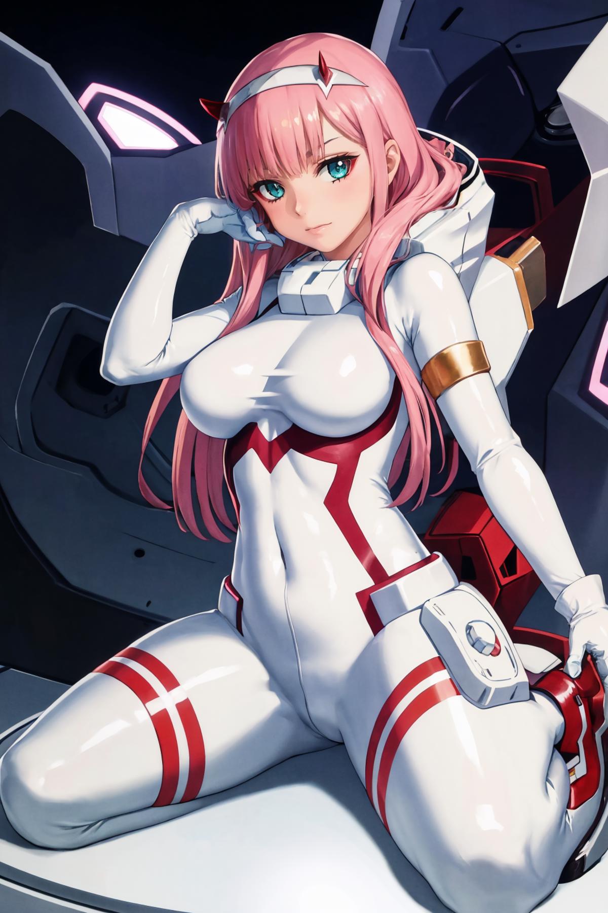 Zero Two (DARLING in the FRANXX) LoRA | 4 Outfits image by richyrich515