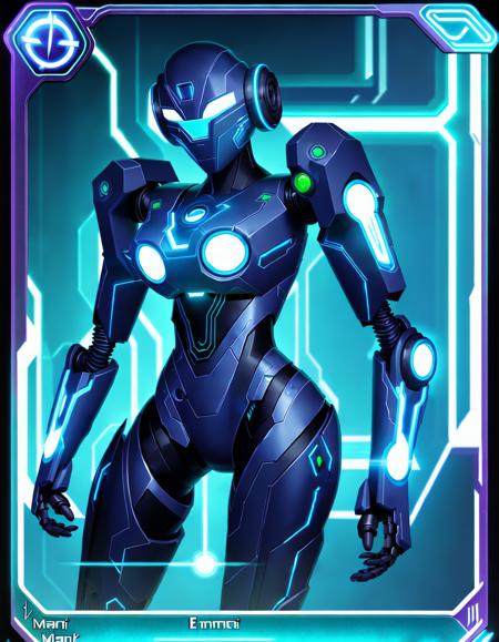 electric element, cyberpunk robot kkw-card