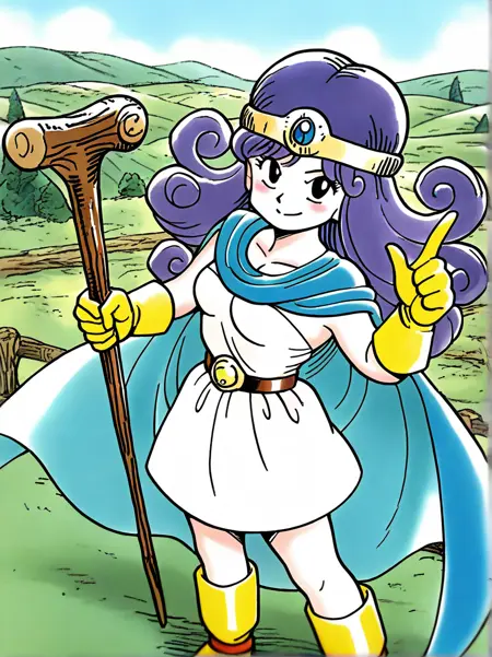 女賢者(ファミコン版) Sage (Dragon Quest Ⅲ FC Ver)  illustrious