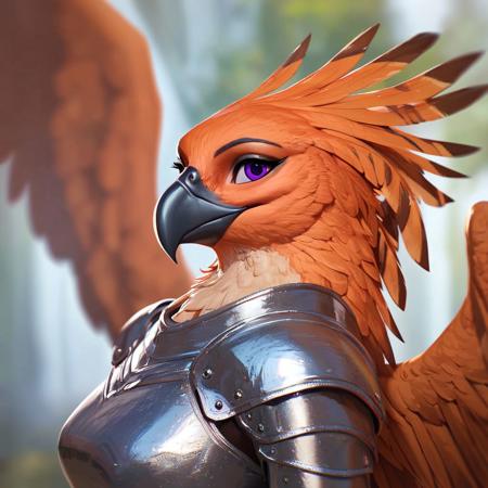 Aarakocra, furry bird, wings,