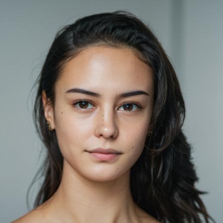 (Skin texture, pores), Super high res portrait photo of a young woman wearing no makeup,f /2.8, Canon, 85mm,cinematic, high quality, skin texture, looking at the camera, skin imperfections,  <lora:ceaton_xl_1_standard-merger_73_83_07_03:1>