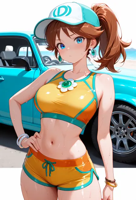 Princess Daisy (Swimwear) | Mario Kart World 🌎
