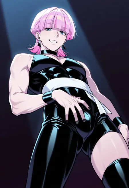 Polyurethane (4 Outfits) - New Panty & Stocking with Garterbelt