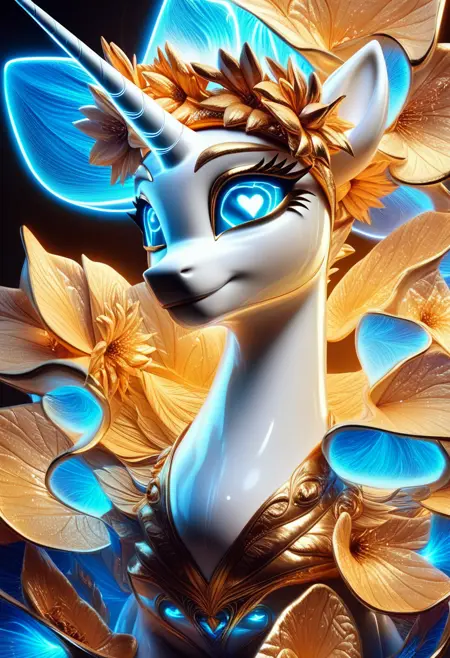 Porcelain Mix Gold Style Pony