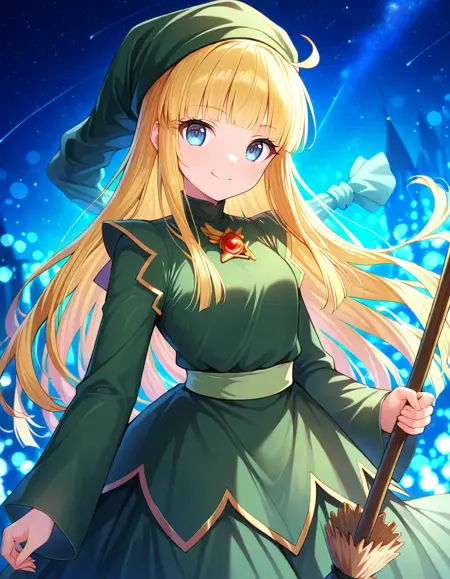 Witch(Puyo Puyo~n outfit) ウィッチ ぷよぷよ~ん衣装 | Puyo Puyo (LORA)