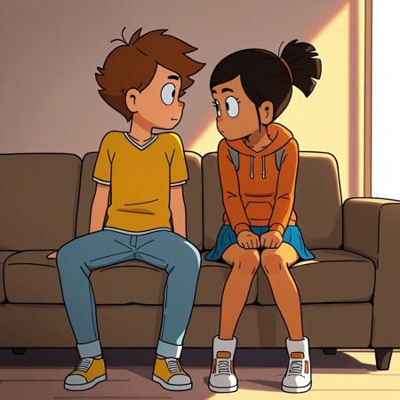 Nate and Malika (Nate is Late) pony/illust V2
