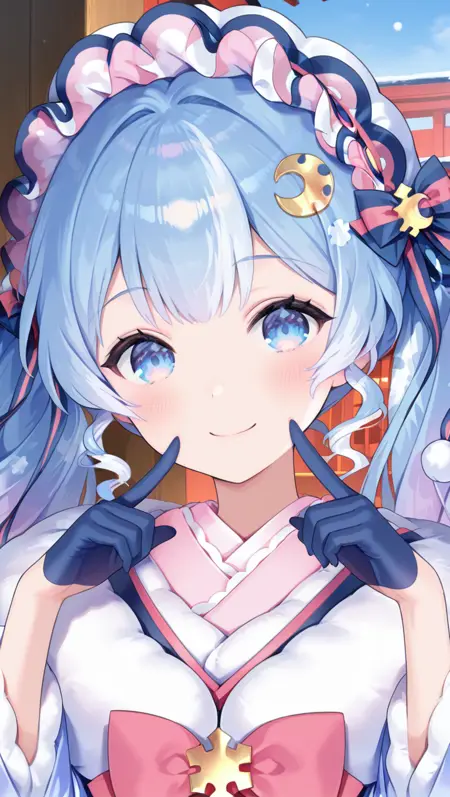 雪初音 2023 版-博歌乐(Yuki Miku 2023 version-Vocaloid)