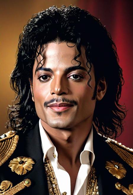 Michael Jackson portrait, High quality, 8K, UHD, realistic