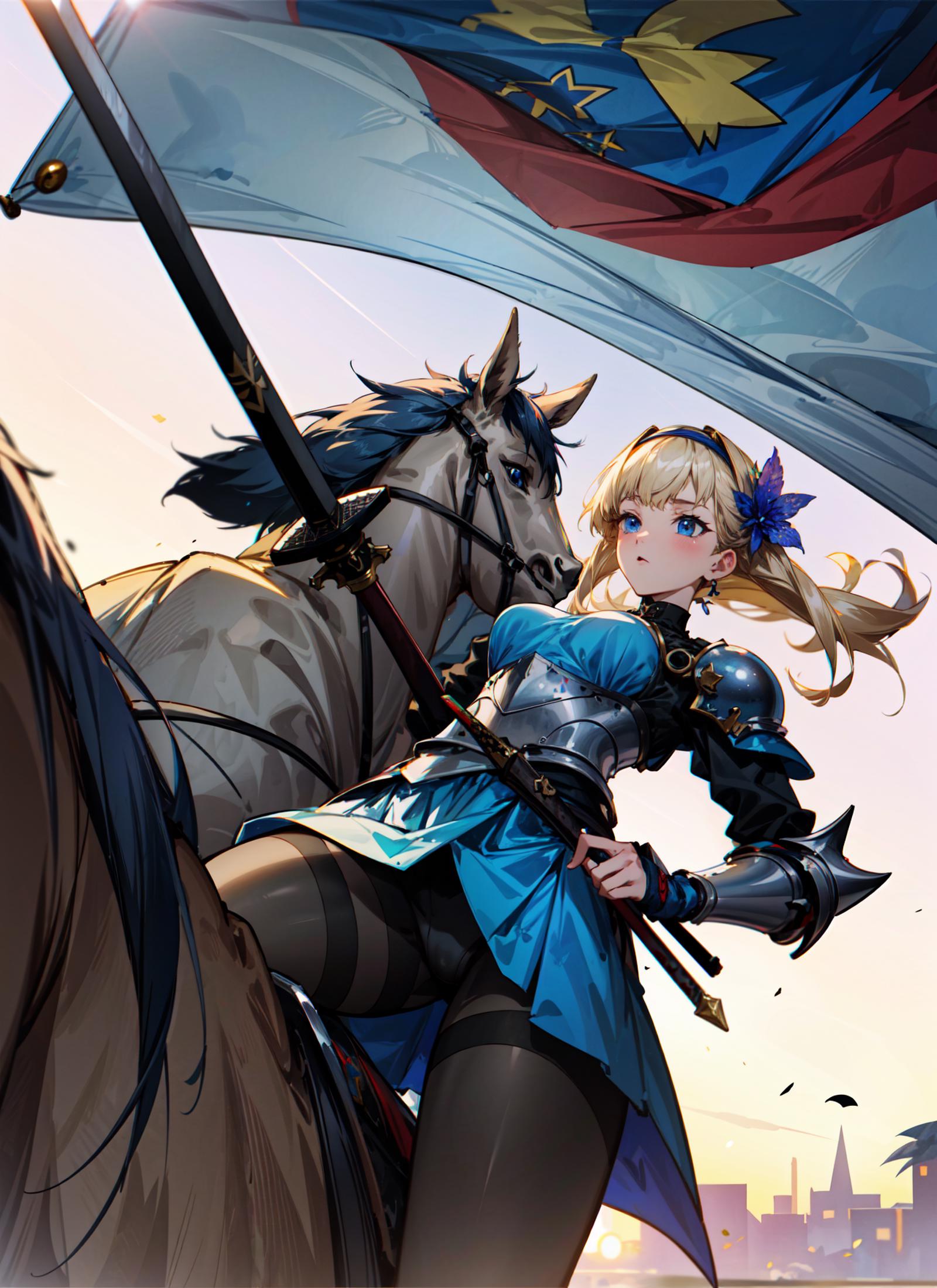 Shadowverse/Rage of bahamut/Granblue Fantasy Jeanne dar'c / ジャンヌダルク Loha image by Baiabai