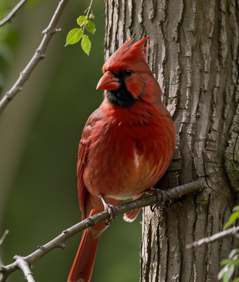 Cardinalis cardinalis image by zerokool