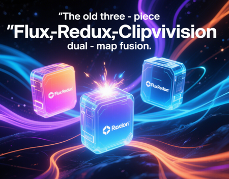 The old three-piece Flux,Redux,Clipvision dual-map fusion v1.0