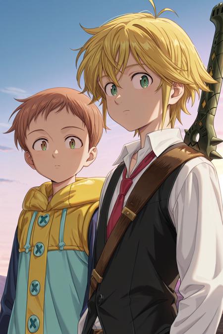 Meliodas & King - Nanatsu no Taizai - (Illustrious) [Commission] V1