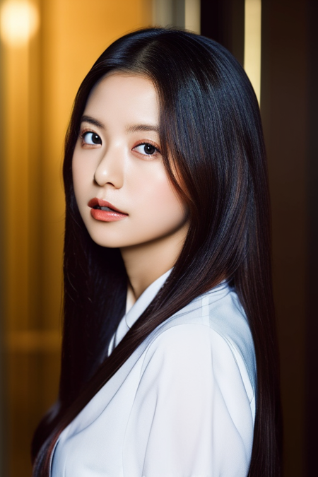 (masterpiece: 1.3), (8k, photorealistic, RAW photo, best quality: 1.4), (1girl), beautiful face, (realistic face), (black hair, medium hair: 1.3), Beautiful hairstyles, realistic eyes, dark eyes, beautiful and detailed eyes, (real skin), beautiful skin, attractive, ultra-high resolution, ultra-realistic, high-definition, golden ratio, high-quality background photos, braids,,1girl,1 office worker,medium hair, <lora:asuka:0.85> asuka