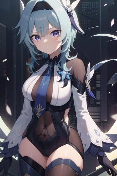 eula, <lora:eulatest:1>, eula, black hairband, blue hair, butterfly hair ornament, hair ornament, hairband, long hair, purple eyes,
BREAK black gloves, black thighhighs, blue gloves, blue necktie, bodysuit, gloves, long sleeves, necktie, thighhighs, two-tone gloves, vision (genshin impact), wide sleeves
BREAK looking at viewer,
BREAK city,
BREAK <lora:GoodHands-vanilla:1>, (masterpiece:1.2), best quality, high resolution, unity 8k wallpaper, (illustration:0.8), (beautiful detailed eyes:1.6), extremely detailed face, perfect lighting, extremely detailed CG, (perfect hands, perfect anatomy),